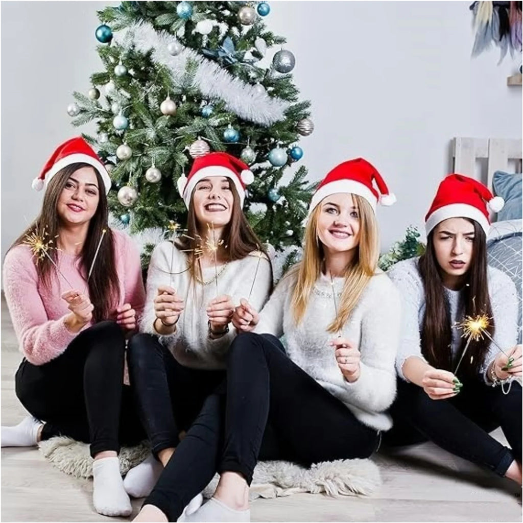 Les Bonnets de Père Noël en Peluche