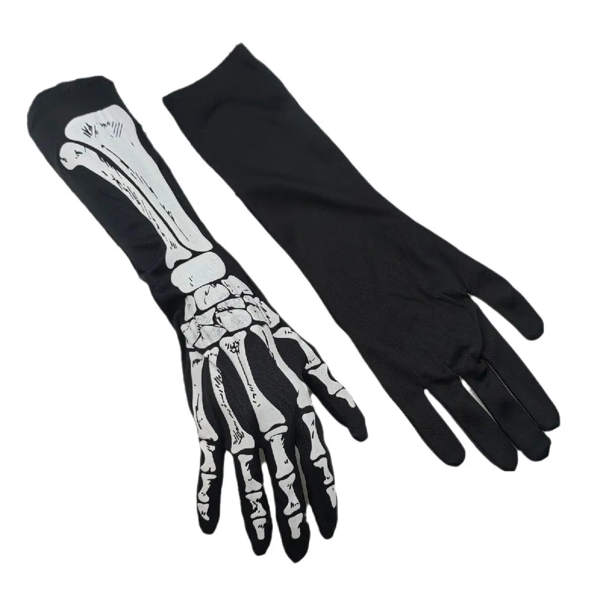 Paire de gants squelette