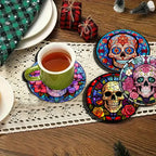 Sous-verres avec une tasse