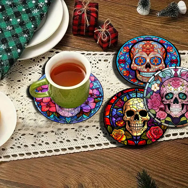 Sous-verres avec une tasse