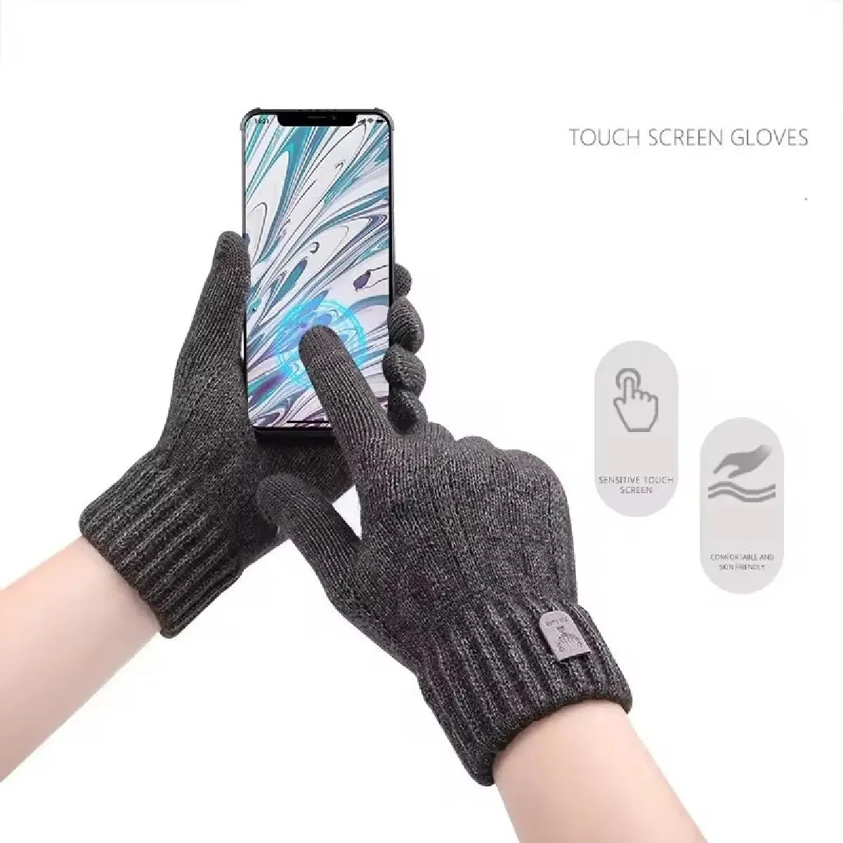 Les Gants Tricotés pour Homme