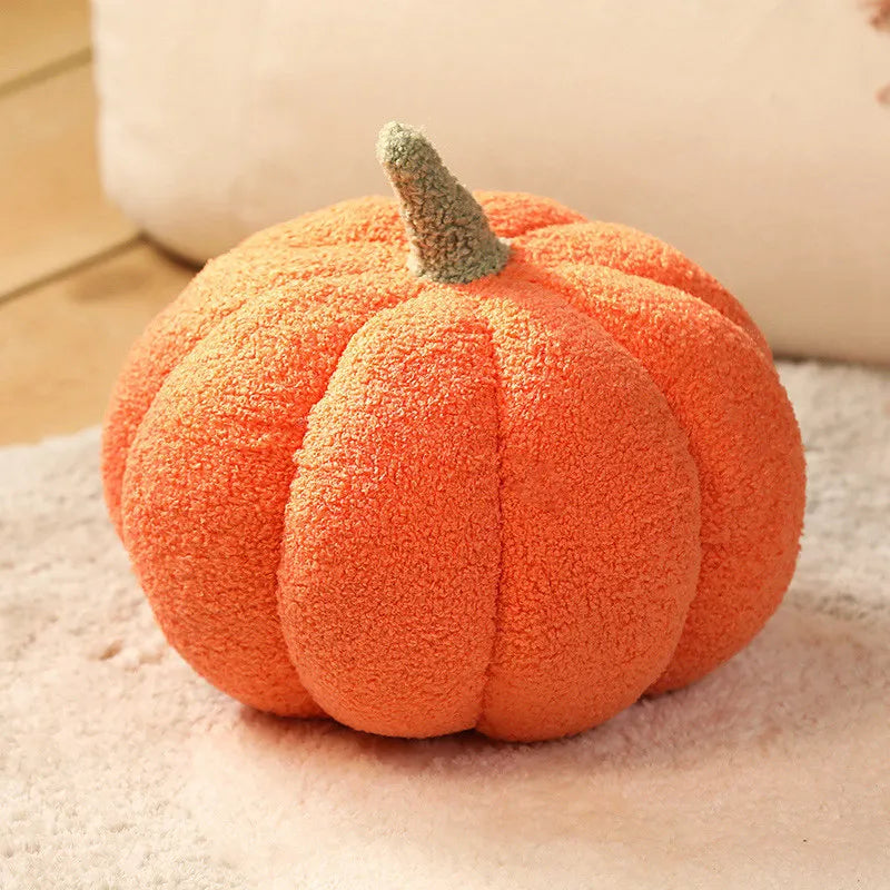 Coussin citrouille orange