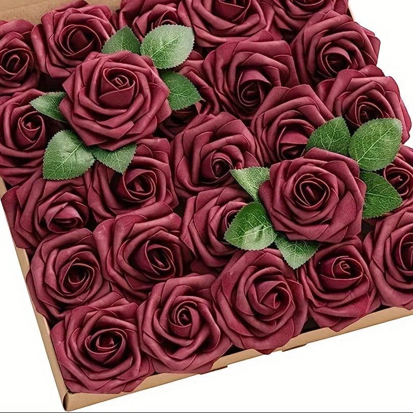 Roses artificielles bourgogne